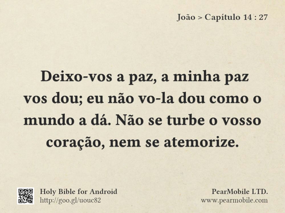 João, Capítulo 14:27